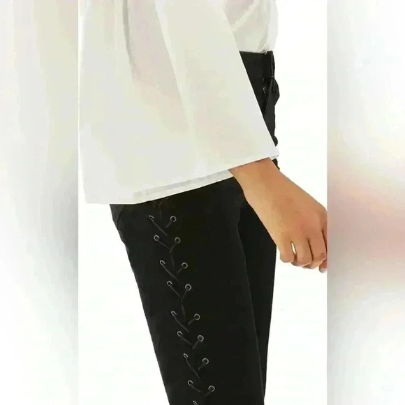 Jamie Lace-Up Side Skinny Jeans - Picture 3 of 4